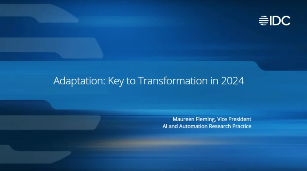 IDC How to Drive Transformation in 2024