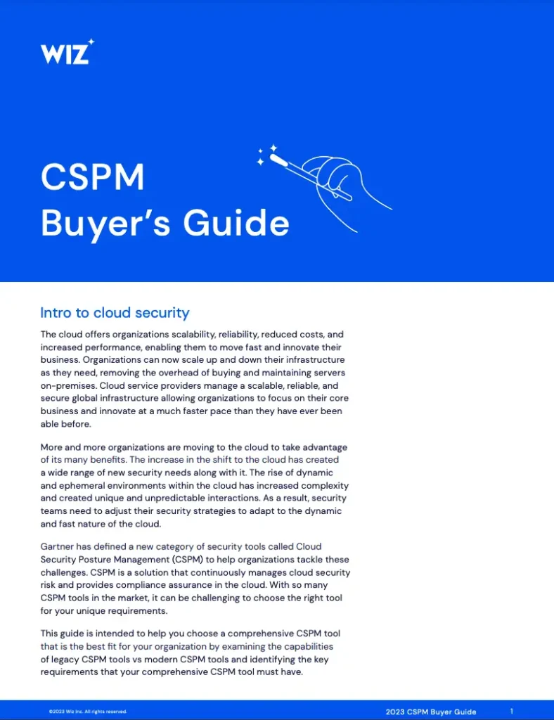 CSPM Buyers Guide