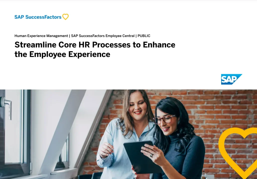 Streamline Core HR Processes to Enhance the Employee Experience