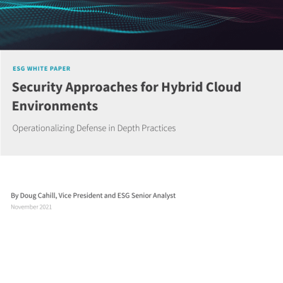 ESG: Security approaches for hybrid cloud environments