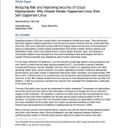 Reducing Risk and Improving Security of Cloud Deployments