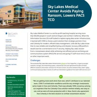 How Sky Lakes Medical Beat Ransomware