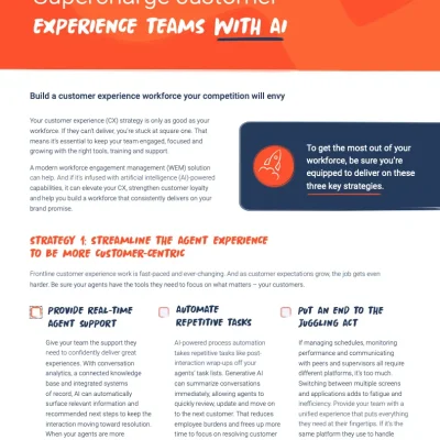 Supercharge Customer Experience Teams With Al