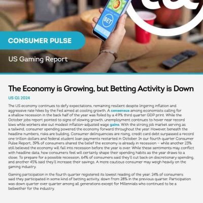 The Economy is Growing, but Betting Activity is Down