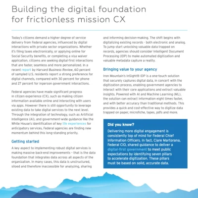 Building the Digital Foundation for Frictionless Government CX