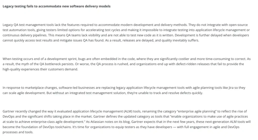 How legacy QA tools are holding you back