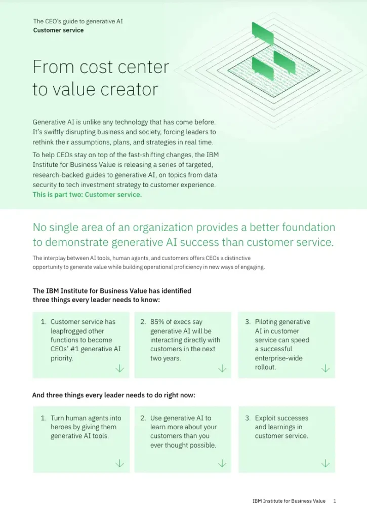 IBV - ceo-generative-ai-customer-service