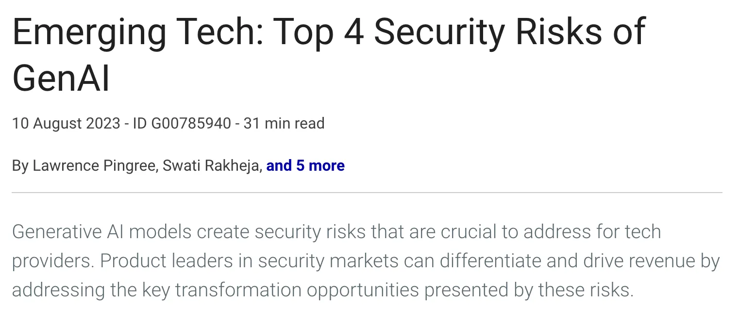 gartner-emerging-tech-top-4-security-risks-of-genai