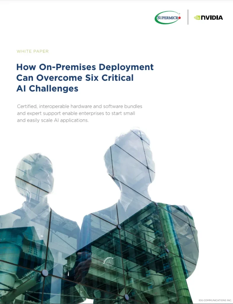 How On-Premises Deployment Can Overcome Six Critical Al Challenges