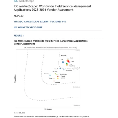 Worldwide Field Service Management Applications 2023-2024 Vendor Assessment