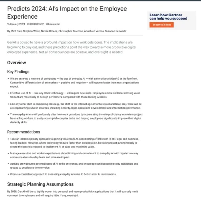 Predicts 2024: Ai's Impact On The Employee Experience