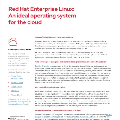 An ideal operating system for the cloud