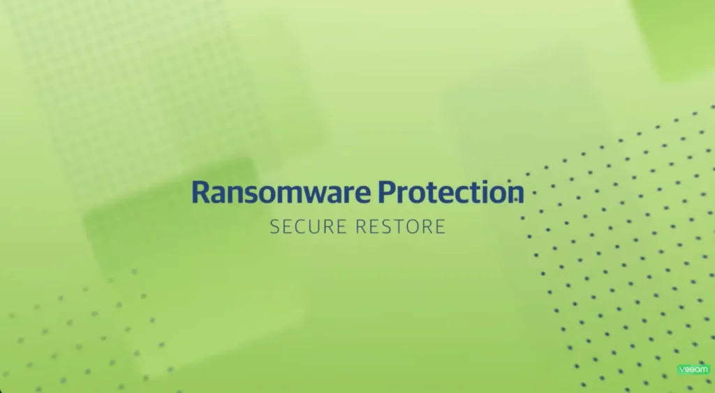 Ransomware Demo Series - Secure Restore