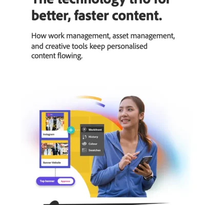 An easier way to streamline work, customise content, and deliver personalisation at scale.