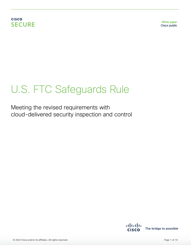 U.S. FTC Safeguards Rule