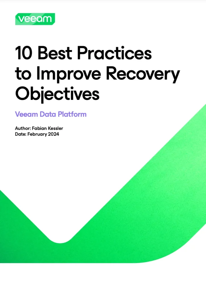 10 Recovery Objectives Best Practices