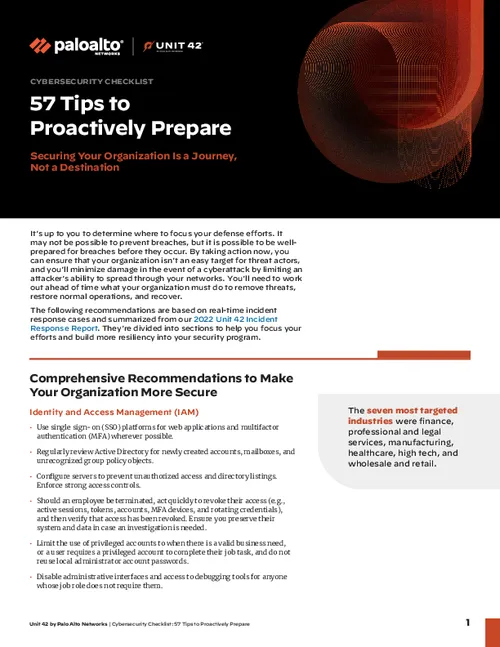 57 Tips to Secure Your Organization