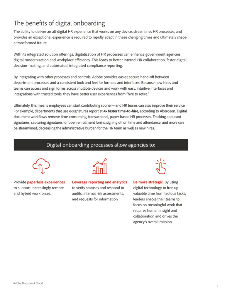 Building a modern, optimized agency onboarding process