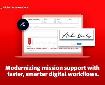 Modernizing mission support with faster, smarter digital workflows.