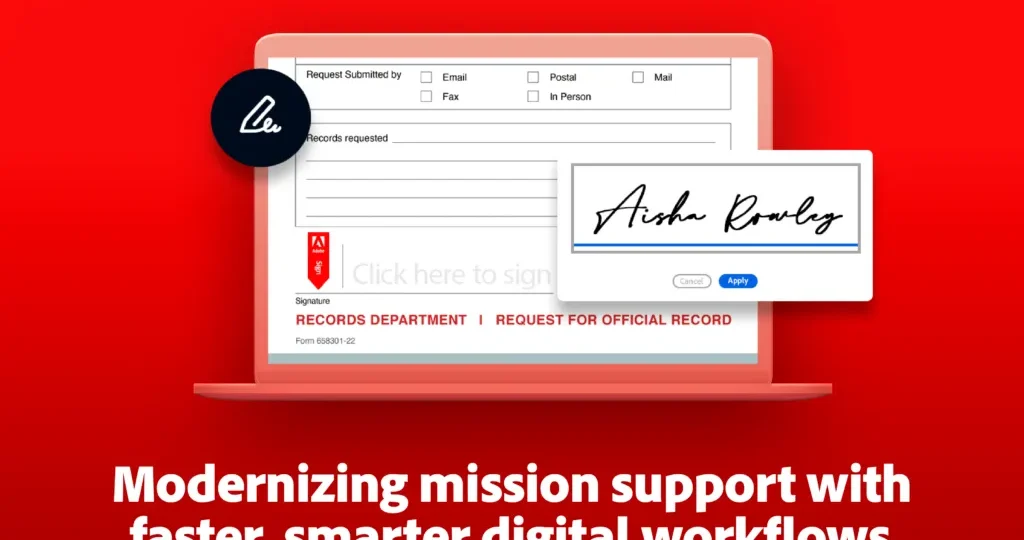 Modernizing mission support with faster, smarter digital workflows.