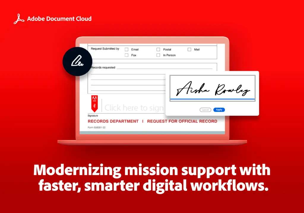 Modernizing mission support with faster, smarter digital workflows.