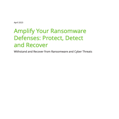Amplify Your Ransomware Defenses: Protect, Detect and Recover