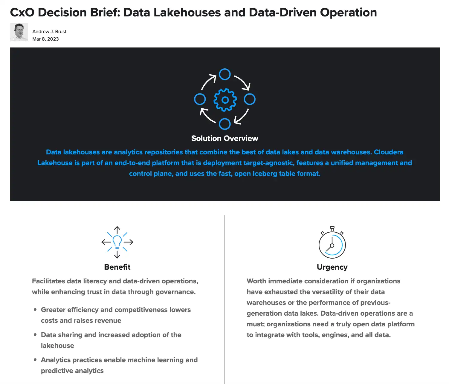 cxo-decision-brief-data-lakehouses-and-data-driven-operation