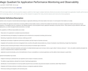 Dynatrace named a Leader in the 2023 Gartner® Magic Quadrant™ for APM and Observability