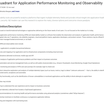Dynatrace named a Leader in the 2023 Gartner® Magic Quadrant™ for APM and Observability