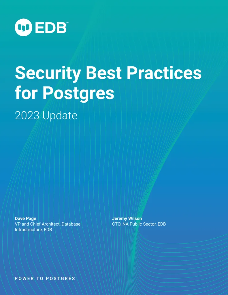 Security Best Practices for PostgreSQL