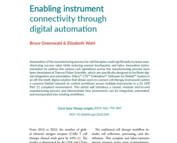 Enabling instrument connectivity through digital automation