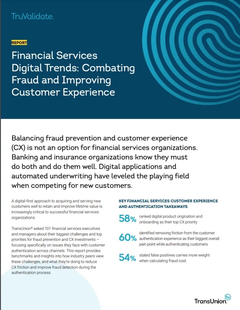 Financial Services Digital Trends: Combating Fraud and Improving Customer Experience