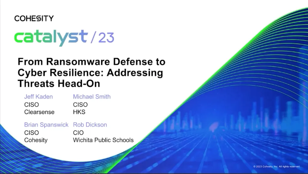 From Ransomware Defense to Cyber Resilience: Addressing Threats Head-On