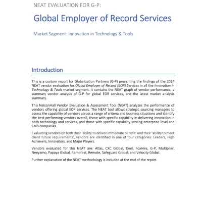 Neat Evaluation for G-P: Global Employer of Record Services