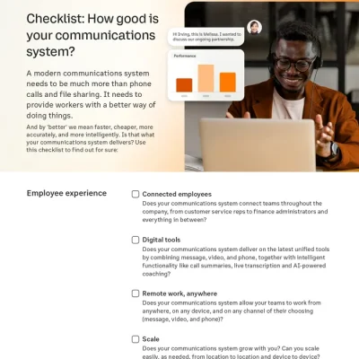 Checklist: How good is your communications system?