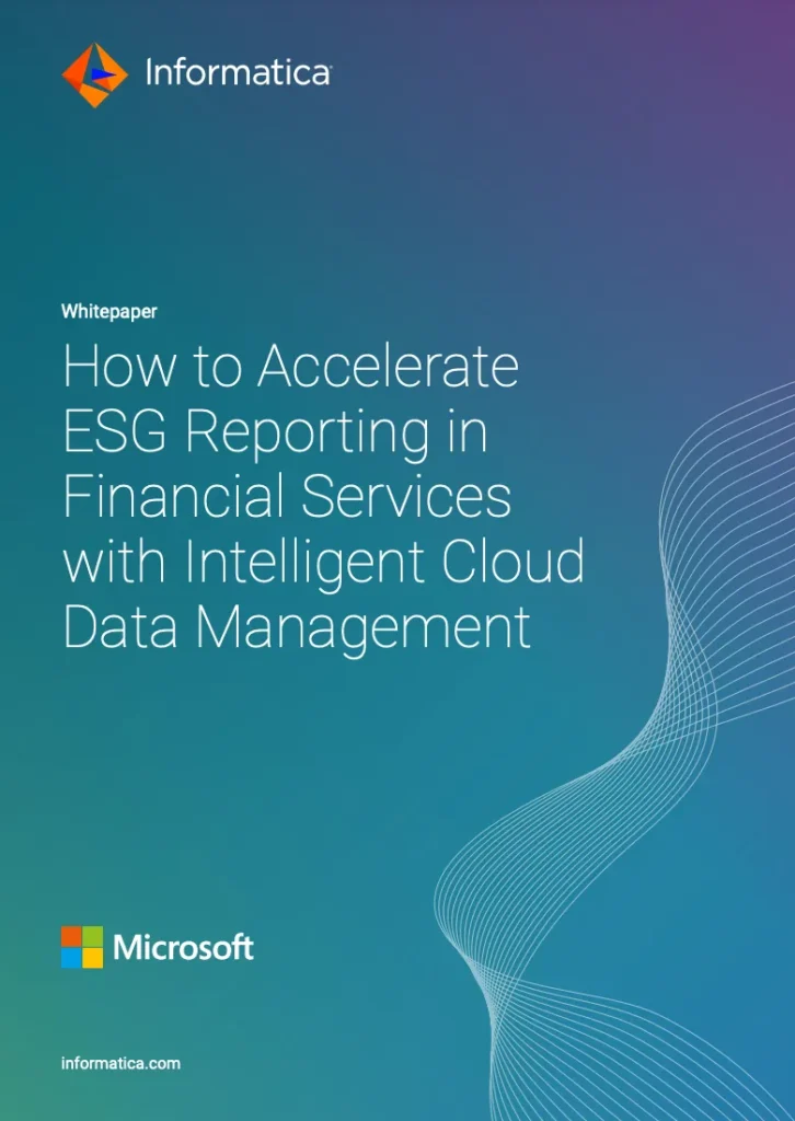 Better ESG Data Management and Reporting for Financial Services Firms