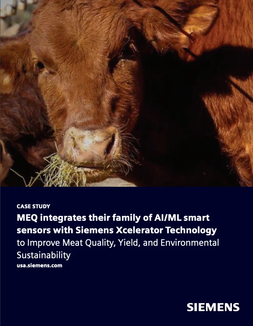 meq-integrates-their-family-of-ai-ml-smart-sensors-with-siemens-xcelerator-technology-to-improve-meat-quality-yield-and-environmental-sustainability