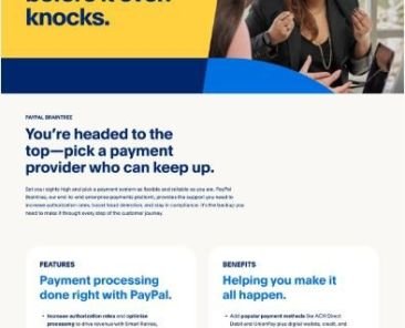 Payment processing done right: Open the door to opportunity before it even knocks.