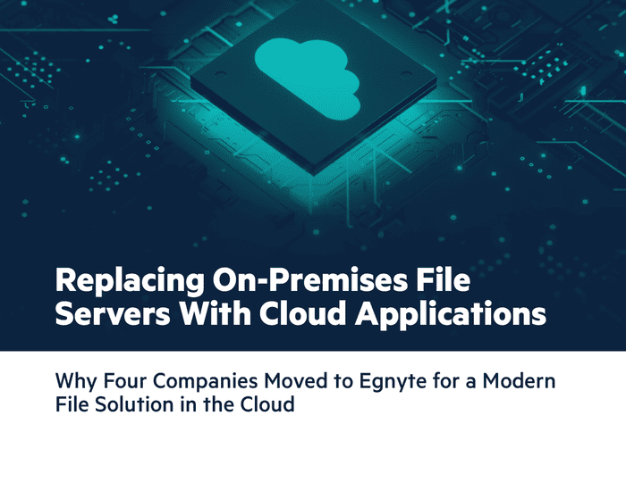 Replacing On-Premises file servers With Cloud Applications