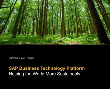 SAP BTP - Helping the World More Sustainably