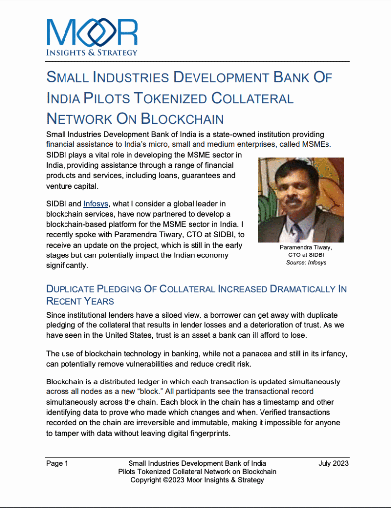 SIDBI's Path to Blockchain Success