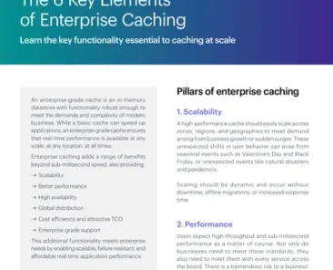 The 6 Key Elements of Enterprise Caching
