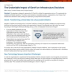The Undeniable Impact of GenAI on Infrastructure Decisions