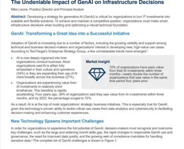 The Undeniable Impact of GenAI on Infrastructure Decisions