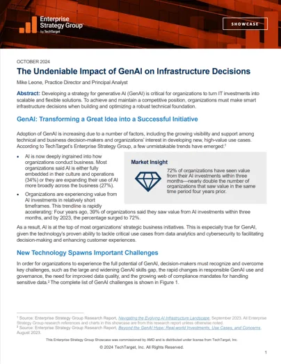 The Undeniable Impact of GenAI on Infrastructure Decisions