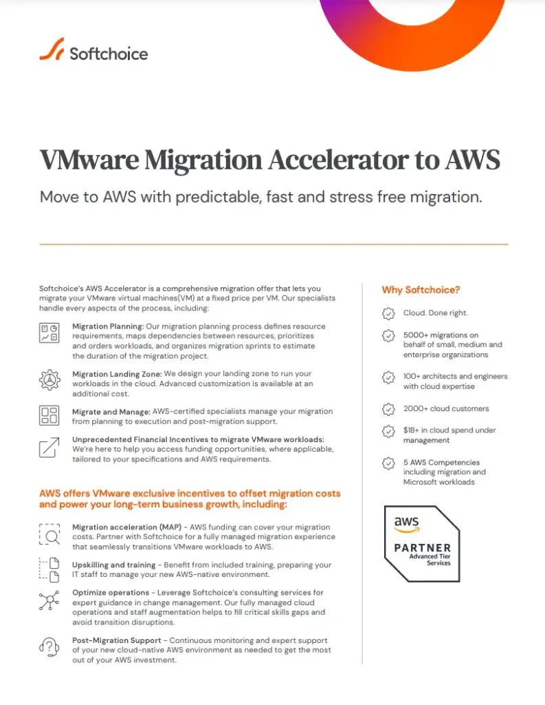 VMware Migration Accelerator to AWS