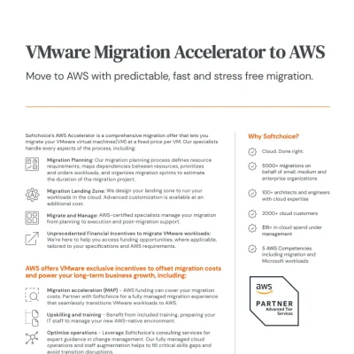VMware Migration Accelerator to AWS