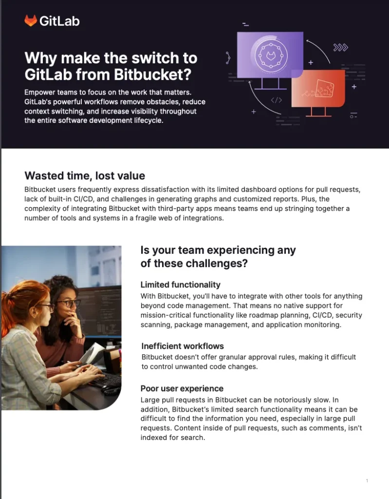 Why make the switch to GitLab from Bitbucket