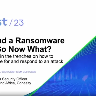You've Had a Ransomware Attack... So Now What?