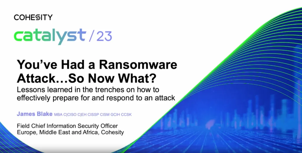 You've Had a Ransomware Attack... So Now What?